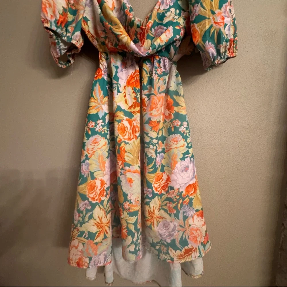 HELLO MOLLY On The Beat Floral‎ Mini Dress - Picture 3 of 7